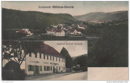 AK Mühlbach Häselich Gasthof Müglitztal bei Heidenau Dohna Weesenstein Gamig Gorknitz Sürssen Crotta Pirna Maxen Dresden