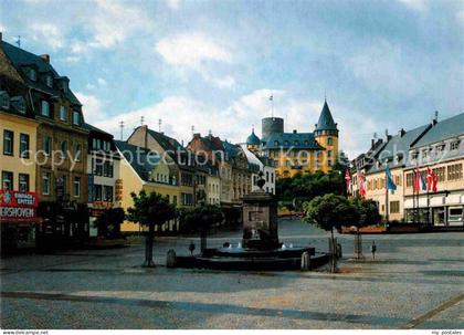 Mayen Marktplatz Brunnen Schloss