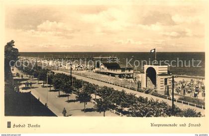 Bansin Ostseebad Kurpromenade und Strand Serie Aus deutschen Landen