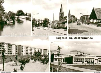 Eggesin Hafen an der Randow Bahnhofstrasse Strasse der Freundschaft Hans Fischer