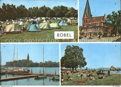 Roebel Mueritz Camping Strand Rathaus
