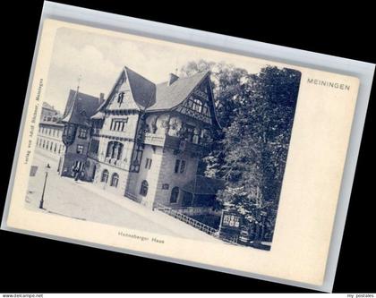 Meiningen Thueringen Meiningen Henneberger Haus