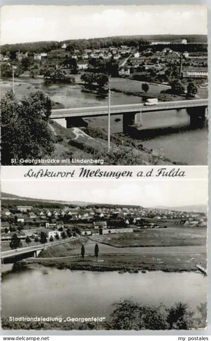 Melsungen Fulda Melsungen St. Georgsbruecke Lindenberg Siedlung Georgenfeld