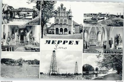 Meppen Hasebruecke oelturm Gymnasialkirche *