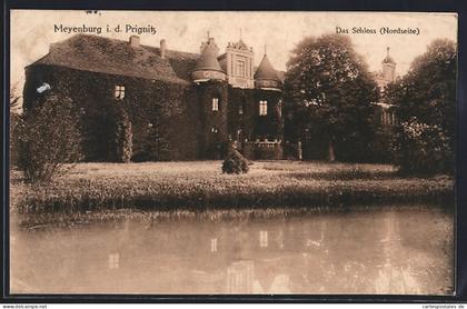 AK Meyenburg i. d. Prignitz, Nordseite vom Schloss