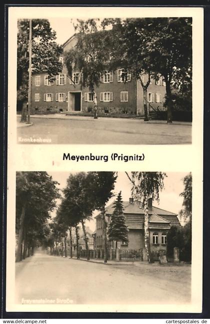 AK Meyenburg /Prignitz, Krankenhaus und Freyensteiner Schule