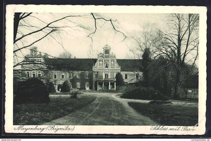 AK Meyenburg /Prignitz, Schloss mit Park