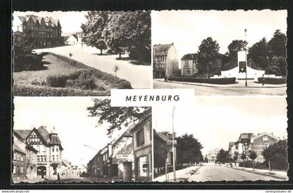 AK Meyenburg, Vier Ansichten aus dem Ort