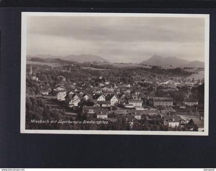 Bayern AK Miesbach Panorama um 1937