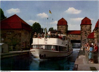 Minden, Schachtschleuse