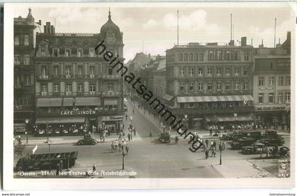 Berlin - Unter den Linden - Ecke Friedrichstrasse - Konditorei Kranzler - Cafe unter den Linden - Foto-Ansichtskarte