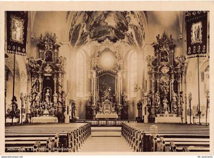 C133 Germany  Mittenwalde the interior of the church 1937 RPPC vintage postcard