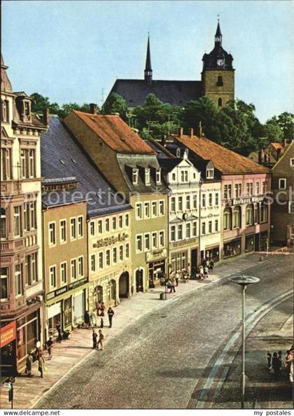Mittweida Markt Stadtkirche