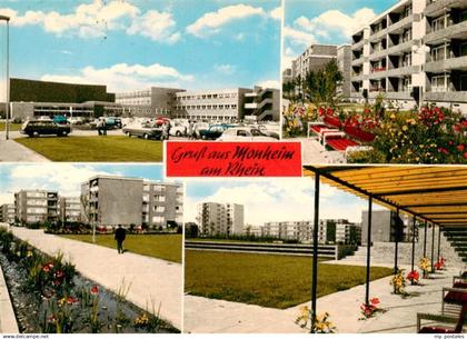 Monheim Rhein Wohnsiedlung Hochhaeuser