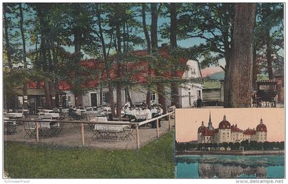 AK Moritzburg Gasthof Waldschänke bei Dippelsdorf Friedewald Bärnsdorf Volkersdorf Reichenberg Radebeul Coswig Dresden