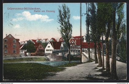 AK Dürrmenz-Mühlacker, Partie am Enzsteg