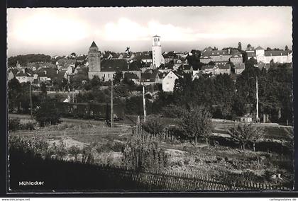 AK Mühlacker, Teilansicht mit Kirche