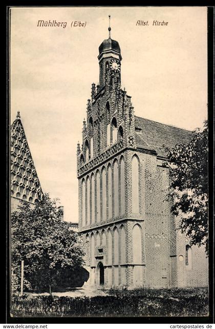 AK Mühlberg /Elbe, Altst. Kirche