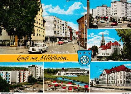 Muehlheim Main Kirche Ulmenstrasse Offenbacher Strasse Tulpenweg Hallenbad