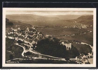 AK Mühlheim a. D., Panoramablick auf den Ort