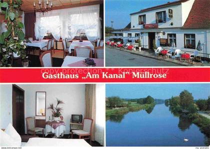 Muellrose Brandenburg Gasthaus Am Kanal Gastraeume Zimmer Panorama