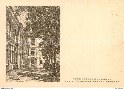 Muenchen Bayern Studiengenossenschft der Ludwigs-Realschule Muenchen Kuenstlerka