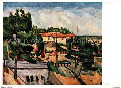 Muenchen Paul Cezanne Viadukt in l’Estaque Gemaelde Ackermann Kunstverlag