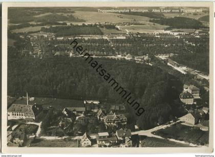 Münsingen - Altes Lager - Flugzeugaufnahme - Foto-Ansichtskarte