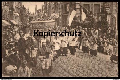ALTE POSTKARTE MÜNSTER DEUTSCHER KATHOLIKENTAG 1930 PATER BISCHOF HEILIGE GEISTLICHE PROZESSION EREIGNIS cpa postcard