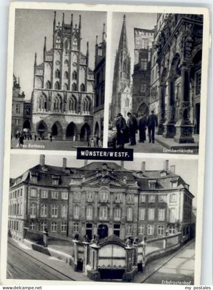 Muenster Westfalen Muenster Lamberti Kirche Erbdrostenhof