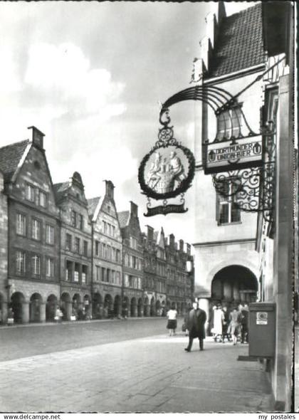 Muenster Westfalen Muenster Markt