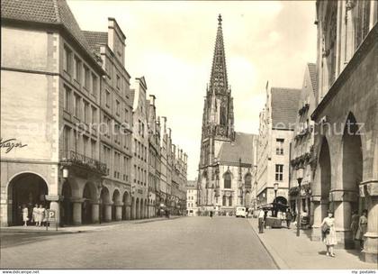 Muenster Westfalen Prinzipalmarkt Muenster