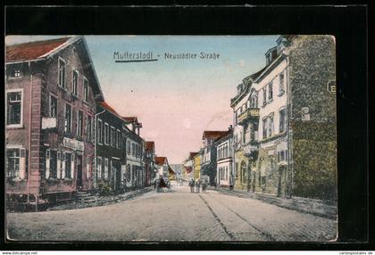 AK Mutterstadt, Neustädter Strasse mit Ballhaus