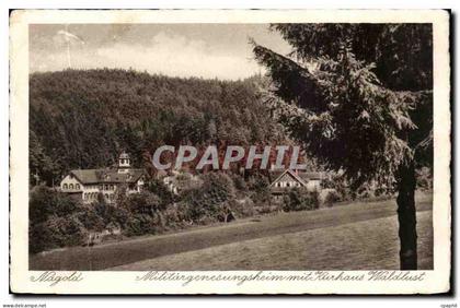 CPA Nagold Militargenesungsheim mit Kurhaus Waldlust