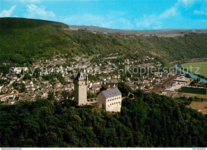 Nassau Bad Fliegeraufnahme mit Stammburg Nassau Oranien