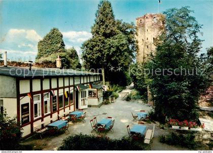 Nassau Lahn Stammburg Nassau Oranien mit Burgschaenke