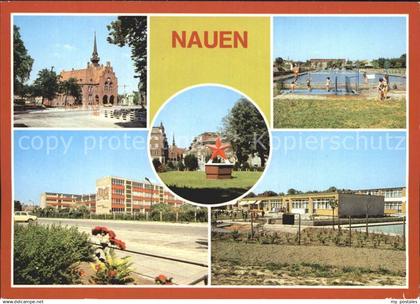 Nauen Havelland Freibad Rathaus Wilhelm Piek Oberschule