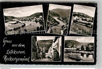 Neckargemuend Neckarpartie Neckartal Dilsberg Hauptstrasse Neckargemuend