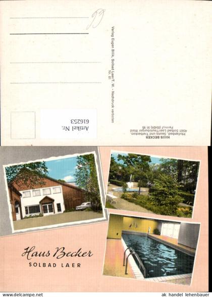 616253,Mehrbild Ak Solbad Laer Bad Laer Teutoburger Wald Haus Becker