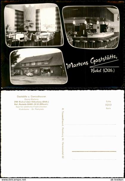 Bokel-Wiefelstede Gaststätte und Gemischtwaren Georg Martens 1968