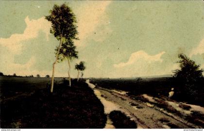 CPA Maschen Seevetal in Niedersachsen, Heldeweg nach Freschenhausen, Heldeserie 146, Feldweg mit