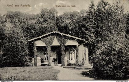 CPA Rastede in Oldenburg, Försterhaus im Park, Gruß aus Rastede