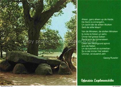 Endel Visbek Vechta Niedersachsen Opferstein Huenenstein Dolmen Megalith Eichen