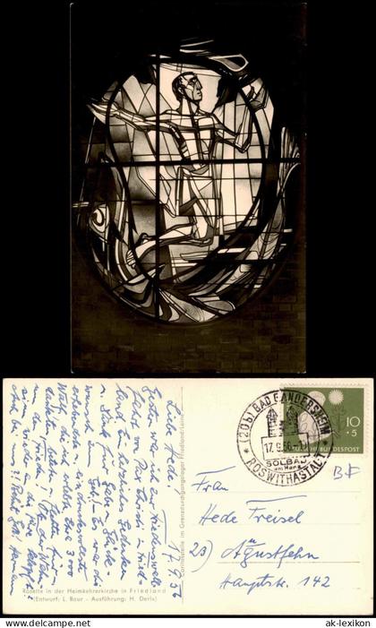 Friedland (Niedersachsen) GDL Friedland - Lager Rosette Heimkehrerkirche 1956