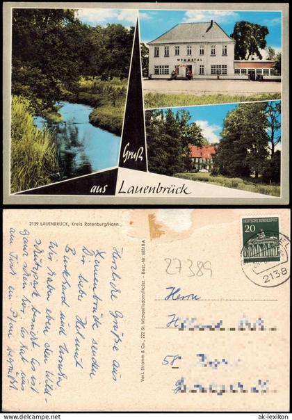 Lauenbrück Lk Rotenburg Wümme 3 Bild Gatshaus Umland Gutshaus 1971