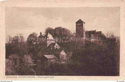 Schloss Schaumburg Weser Schloss-Schaumburg Wesergebirge Burg Turm Wald