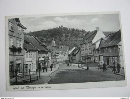 WASUNGEN , Strasse   , Schöne   Karte um 1943