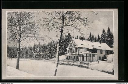 AK Neudorf /Erzgeb., Chemnitzer Wanderheim an der Vierenstrasse