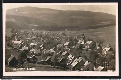 AK Neudorf i. Erz, atmosphärische Ortsansicht