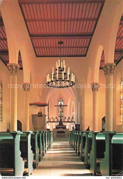 Neuendettelsau ANSBACH Bayern Laurentiuskirche Kirchenschiff Kronleuchter Kanzel